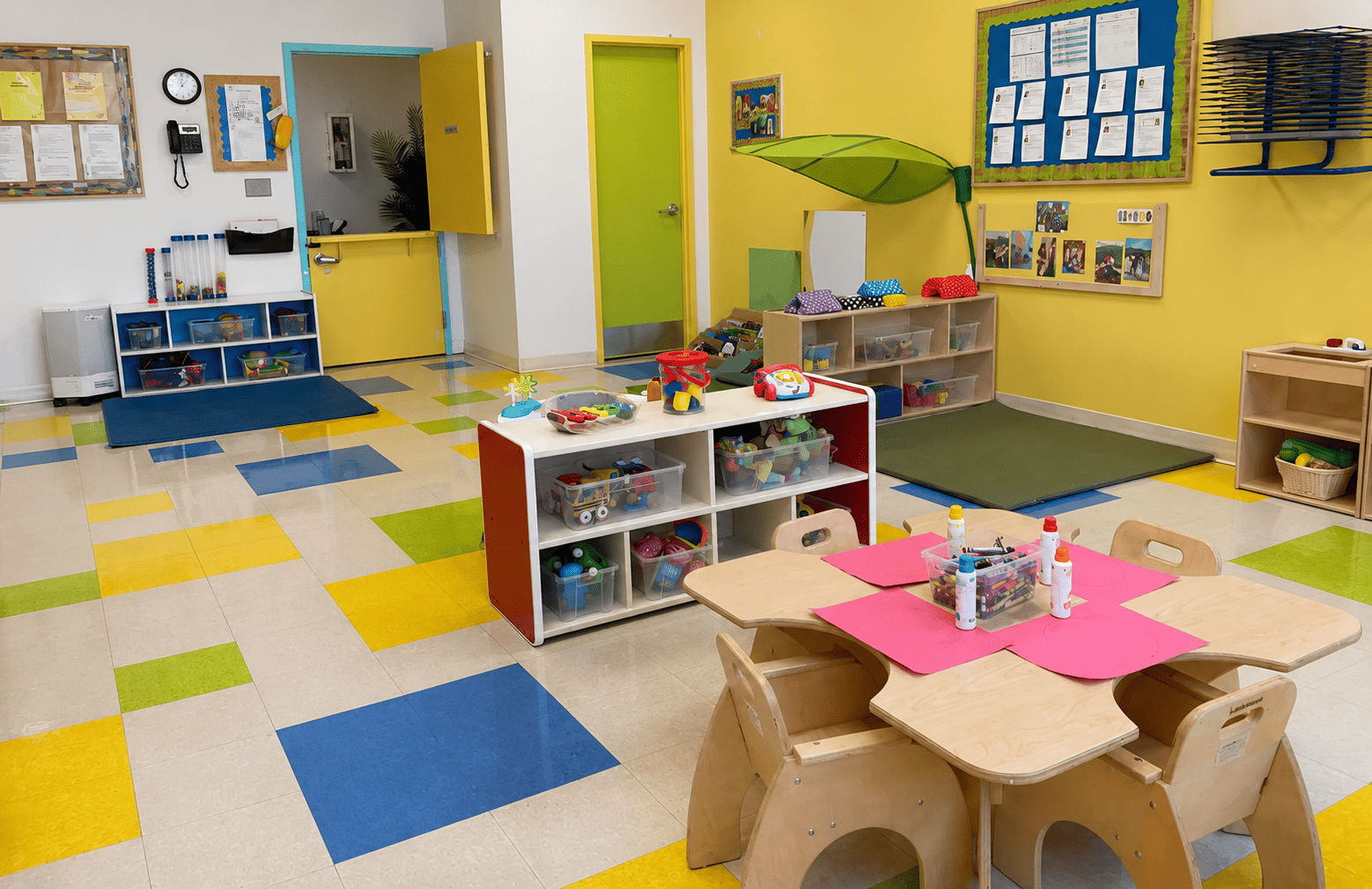 Children learning at childcare